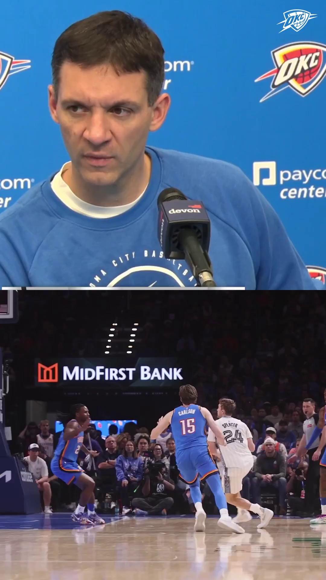 MK体育下载-关于俄克拉荷马雷霆迎NBA季后赛关键赛，赛后止住颓势，媒体盛赞，年轻球员得到机会的信息